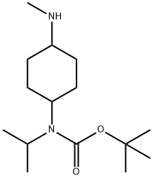 Isopropyl-(4-MethylaMino-cyclohexyl)-carbaMic acid tert-butyl ester Structure