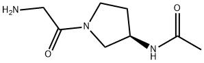 N-[(R)-1-(2-AMino-acetyl)-pyrrolidin-3-yl]-acetaMide Structure