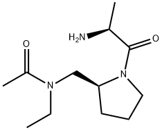 N-[(S)-1-((S)-2-AMino-propionyl)-pyrrolidin-2-ylMethyl]-N-ethyl-acetaMide Structure