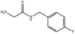 2-amino-N-(4-fluorobenzyl)acetamide Structure