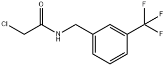 2-chloro-N-[3-(trifluoromethyl)benzyl]acetamide Structure