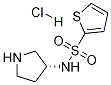 Thiophene-2-sulfonic acid (R)-pyrrolidin-3-ylamide hydrochloride Structure