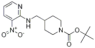 4-[(3-Nitro-pyridin-2-ylamino)-methyl]-piperidine-1-carboxylic acid tert-butyl ester 구조식 이미지