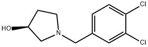 (S)-1-(3,4-Dichloro-benzyl)-pyrrolidin-3-ol 구조식 이미지
