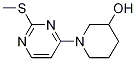 1-(2-Methylsulfanyl-pyrimidin-4-yl)-piperidin-3-ol Structure