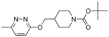 4-(6-Methyl-pyridazin-3-yloxymethyl)-piperidine-1-carboxylic acid tert-butyl ester 구조식 이미지