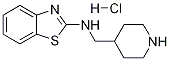 Benzothiazol-2-yl-piperidin-4-ylmethyl-amine hydrochloride Structure
