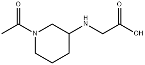 (1-Acetyl-piperidin-3-ylaMino)-acetic acid 구조식 이미지