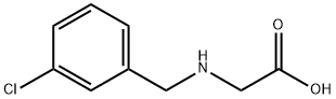 (3-Chloro-benzylaMino)-acetic acid Structure