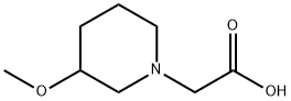 (3-Methoxy-piperidin-1-yl)-acetic acid Structure