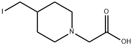 (4-IodoMethyl-piperidin-1-yl)-acetic acid 구조식 이미지