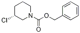 (R)-3-Chloro-piperidine-1-carboxylic acid benzyl ester 구조식 이미지