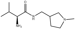 (S)-2-AMino-3-Methyl-N-(1-Methyl-pyrrolidin-3-ylMethyl)-butyraMide 구조식 이미지