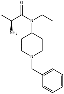 (S)-2-AMino-N-(1-benzyl-piperidin-4-yl)-N-ethyl-propionaMide Structure