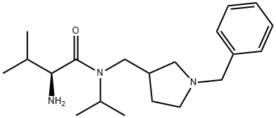 (S)-2-AMino-N-(1-benzyl-pyrrolidin-3-ylMethyl)-N-isopropyl-3-Methyl-butyraMide Structure
