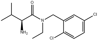 (S)-2-AMino-N-(2,5-dichloro-benzyl)-N-ethyl-3-Methyl-butyraMide 구조식 이미지