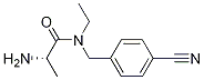 (S)-2-AMino-N-(4-cyano-benzyl)-N-ethyl-propionaMide Structure