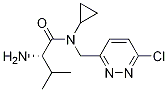 (S)-2-AMino-N-(6-chloro-pyridazin-3-ylMethyl)-N-cyclopropyl-3-Methyl-butyraMide 구조식 이미지