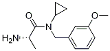 (S)-2-AMino-N-cyclopropyl-N-(3-Methoxy-benzyl)-propionaMide Structure