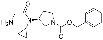 (S)-3-[(2-AMino-acetyl)-cyclopropyl-aMino]-pyrrolidine-1-carboxylic acid benzyl ester Structure