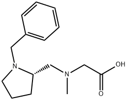 [((S)-1-Benzyl-pyrrolidin-2-ylMethyl)-Methyl-aMino]-acetic acid Structure