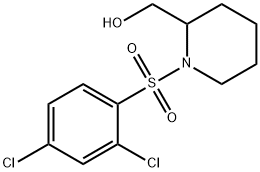 [1-(2,4-디클로로-벤젠술포닐)-피페리딘-2-일]-메탄올 구조식 이미지