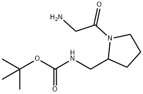 [1-(2-AMino-acetyl)-pyrrolidin-2-ylMethyl]-carbaMic acid tert-butyl ester Structure