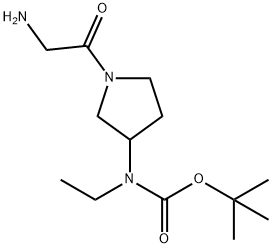 [1-(2-AMino-acetyl)-pyrrolidin-3-yl]-ethyl-carbaMic acid tert-butyl ester Structure