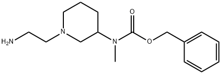 [1-(2-AMino-ethyl)-piperidin-3-ylMethyl]-carbaMic acid benzyl ester 구조식 이미지