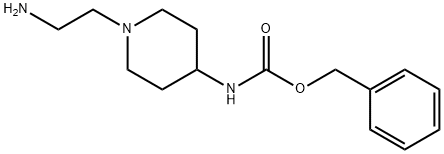 [1-(2-AMino-ethyl)-piperidin-4-yl]-carbaMic acid benzyl ester 구조식 이미지