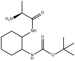 [2-((S)-2-AMino-propionylaMino)-cyclohexyl]-carbaMic acid tert-butyl ester 구조식 이미지