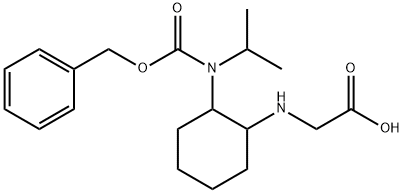 [2-(Benzyloxycarbonyl-isopropyl-aMino)-cyclohexylaMino]-acetic acid Structure