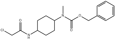 [4-(2-Chloro-acetylaMino)-cyclohexyl]-Methyl-carbaMic acid benzyl ester 구조식 이미지