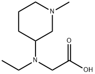 [Ethyl-(1-Methyl-piperidin-3-yl)-aMino]-acetic acid 구조식 이미지