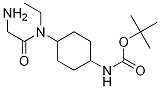 {4-[(2-AMino-acetyl)-ethyl-aMino]-cyclohexyl}-carbaMic acid tert-butylester 구조식 이미지