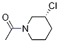 1-((R)-3-Chloro-piperidin-1-yl)-ethanone 구조식 이미지