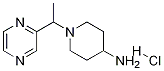 1-(1-Pyrazin-2-yl-ethyl)-piperidin-4-ylaMine hydrochloride 구조식 이미지