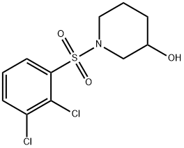 1-(2,3-Dichloro-benzenesulfonyl)-piperidin-3-ol Structure