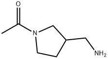 1-(3-AMinoMethyl-pyrrolidin-1-yl)-ethanone Structure