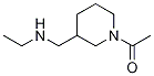 1-(3-EthylaMinoMethyl-piperidin-1-yl)-ethanone 구조식 이미지