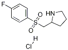 2-(4-플루오로-벤젠설포닐메틸)-피롤리딘염산염 구조식 이미지