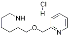 2-(Piperidin-2-ylMethoxyMethyl)-pyridine hydrochloride 구조식 이미지