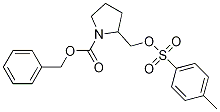 2-(Toluene-4-sulfonyloxyMethyl)-pyrrolidine-1-carboxylic acid benzyl ester Structure