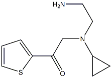 2-[(2-AMino-ethyl)-cyclopropyl-aMino]-1-thiophen-2-yl-ethanone 구조식 이미지