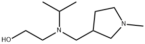 2-[Isopropyl-(1-Methyl-pyrrolidin-3-ylMethyl)-aMino]-ethanol Structure