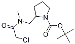 2-{[(2-Chloro-acetyl)-Methyl-aMino]-Methyl}-pyrrolidine-1-carboxylic acid tert-butyl ester Structure