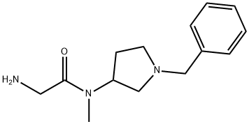 2-AMino-N-(1-benzyl-pyrrolidin-3-yl)-N-Methyl-acetaMide Structure