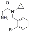 2-AMino-N-(2-broMo-benzyl)-N-cyclopropyl-acetaMide Structure