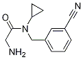 2-AMino-N-(3-cyano-benzyl)-N-cyclopropyl-acetaMide 구조식 이미지