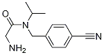 2-AMino-N-(4-cyano-benzyl)-N-isopropyl-acetaMide Structure